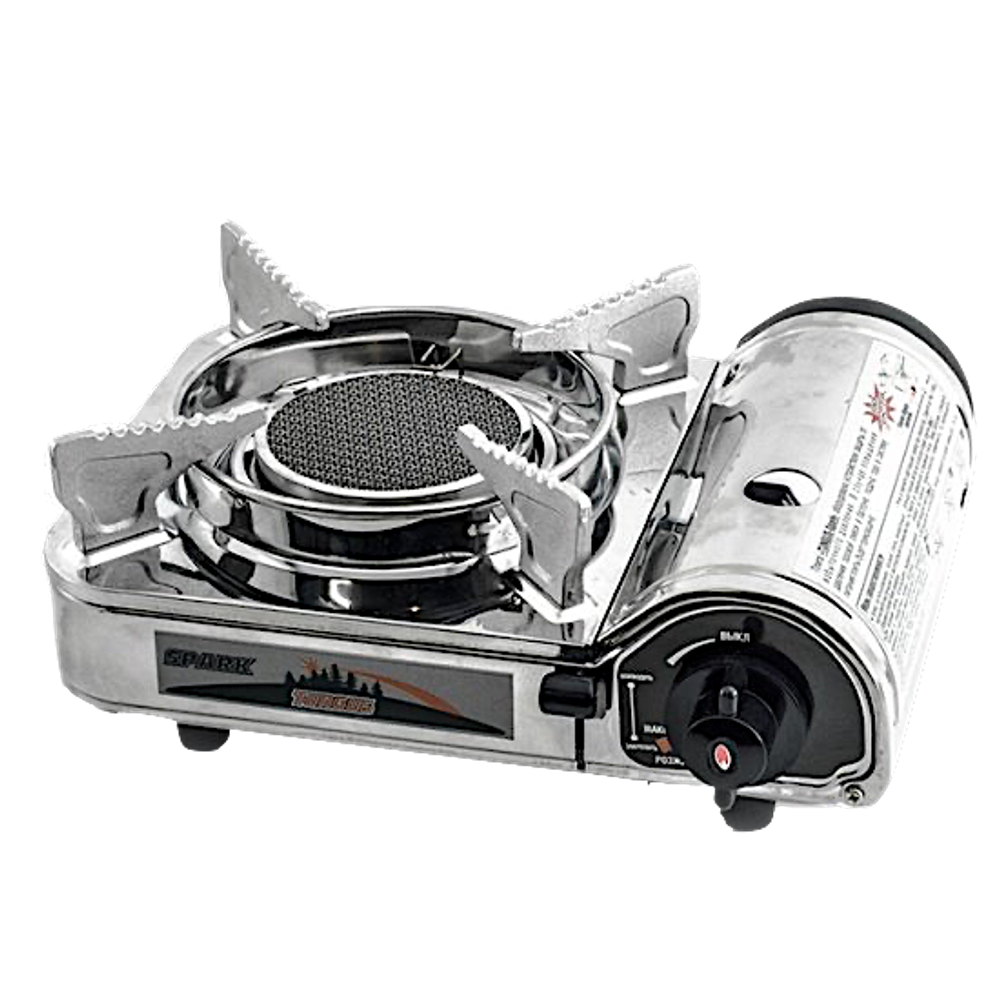 Газ. плита Следопыт PF-GST-N12 SparK 0.75кВт 60г/ч 1.10кг с защитой от избыточного давления