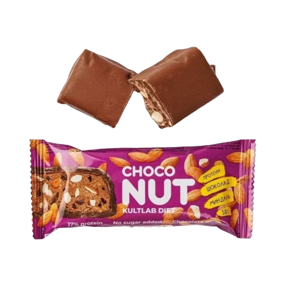 Миндаль и Шоколад Kultlab Diet Choconut, 50 гр