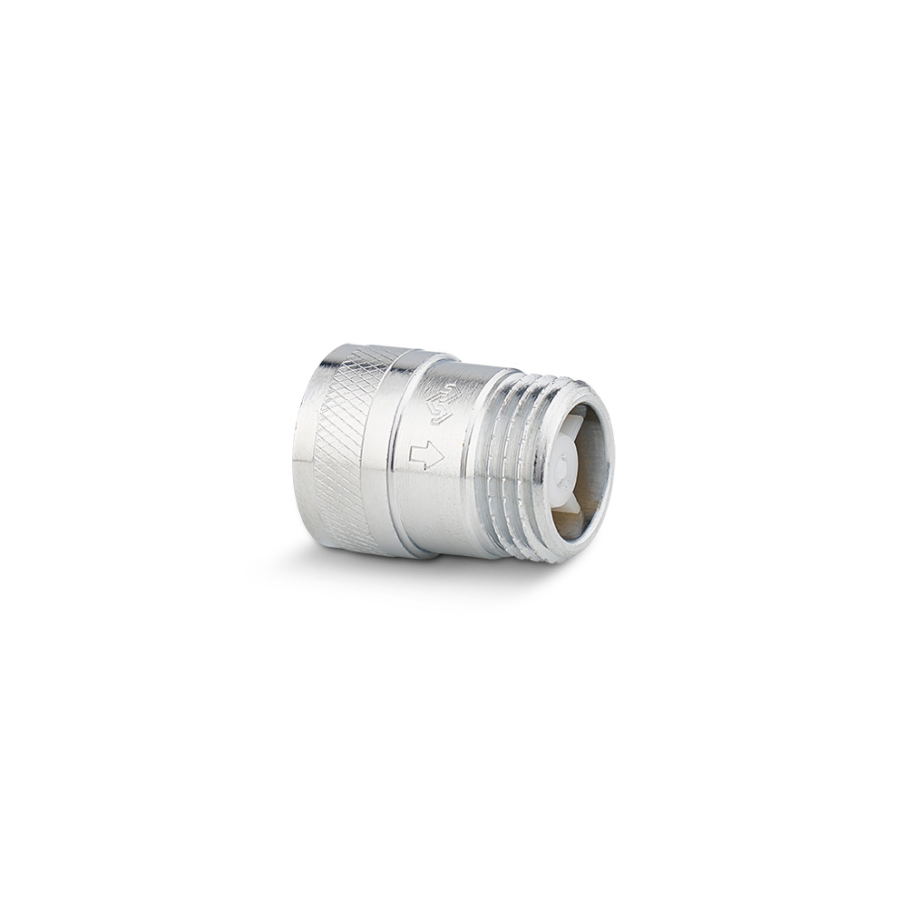 Клапан обратный компактный Varmega - 1/2" (нейлоновое седло, хромированный)
