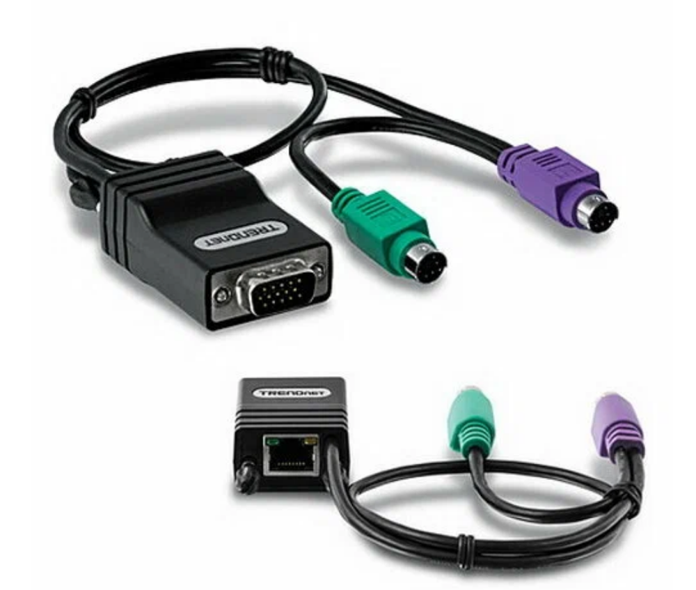 Переключатель консоли (KVM) TRENDnet CAT5 PS/2 Server Interface TK-CAT5P RTL {64}