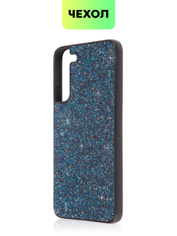 Чехол BROSCORP для Samsung Galaxy S22+ (арт. SS-S22P-CRYSTAL-BLUE)