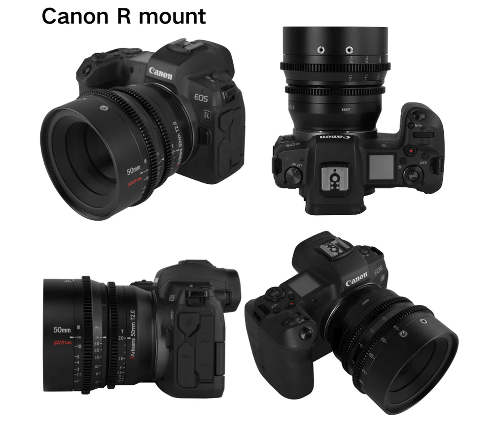 Объектив 7Artisans 50mm T2.0 Canon RF