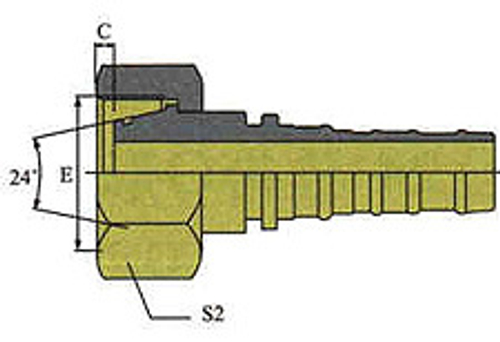 Фитинг DN 20 DKO-S (Г) 36x2 25 Interlock