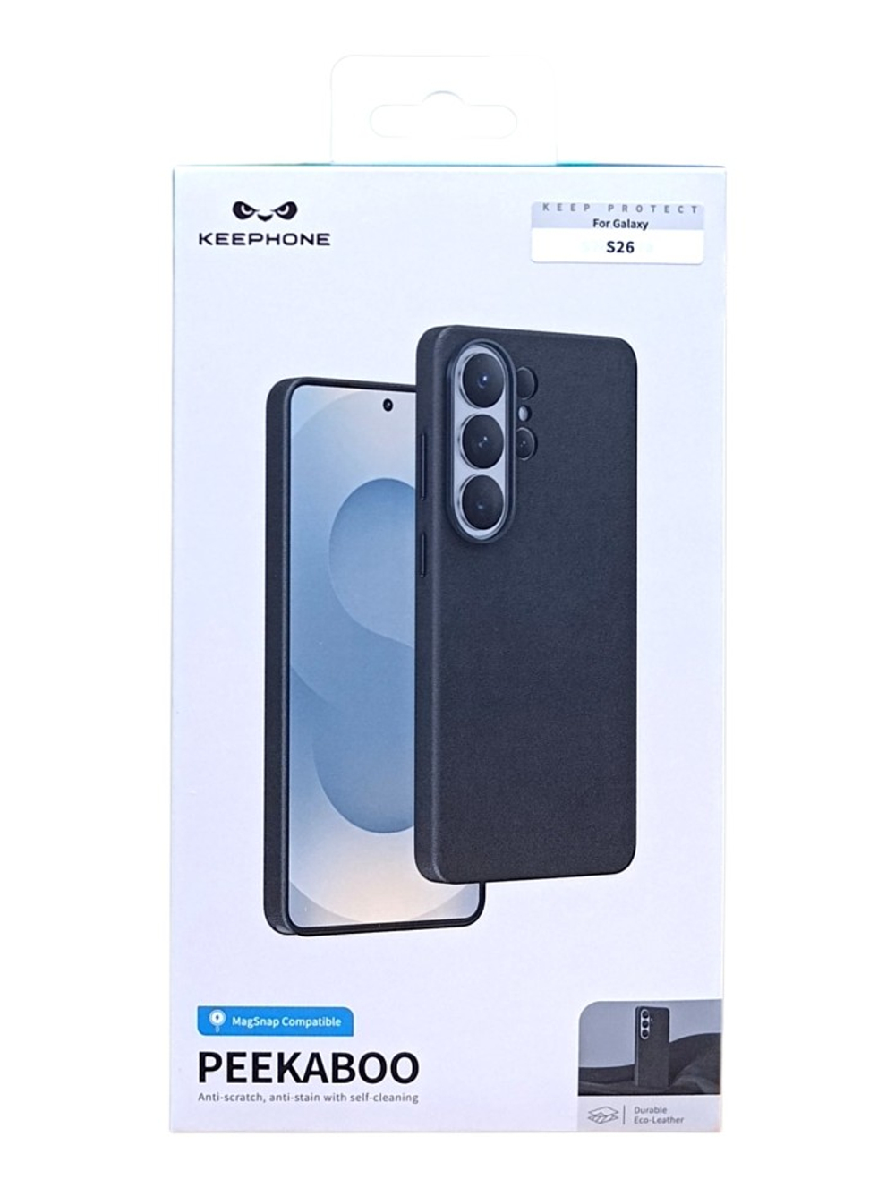 Накладка для Samsung Galaxy S26 Keephone PEEKABOO MagSnap черный