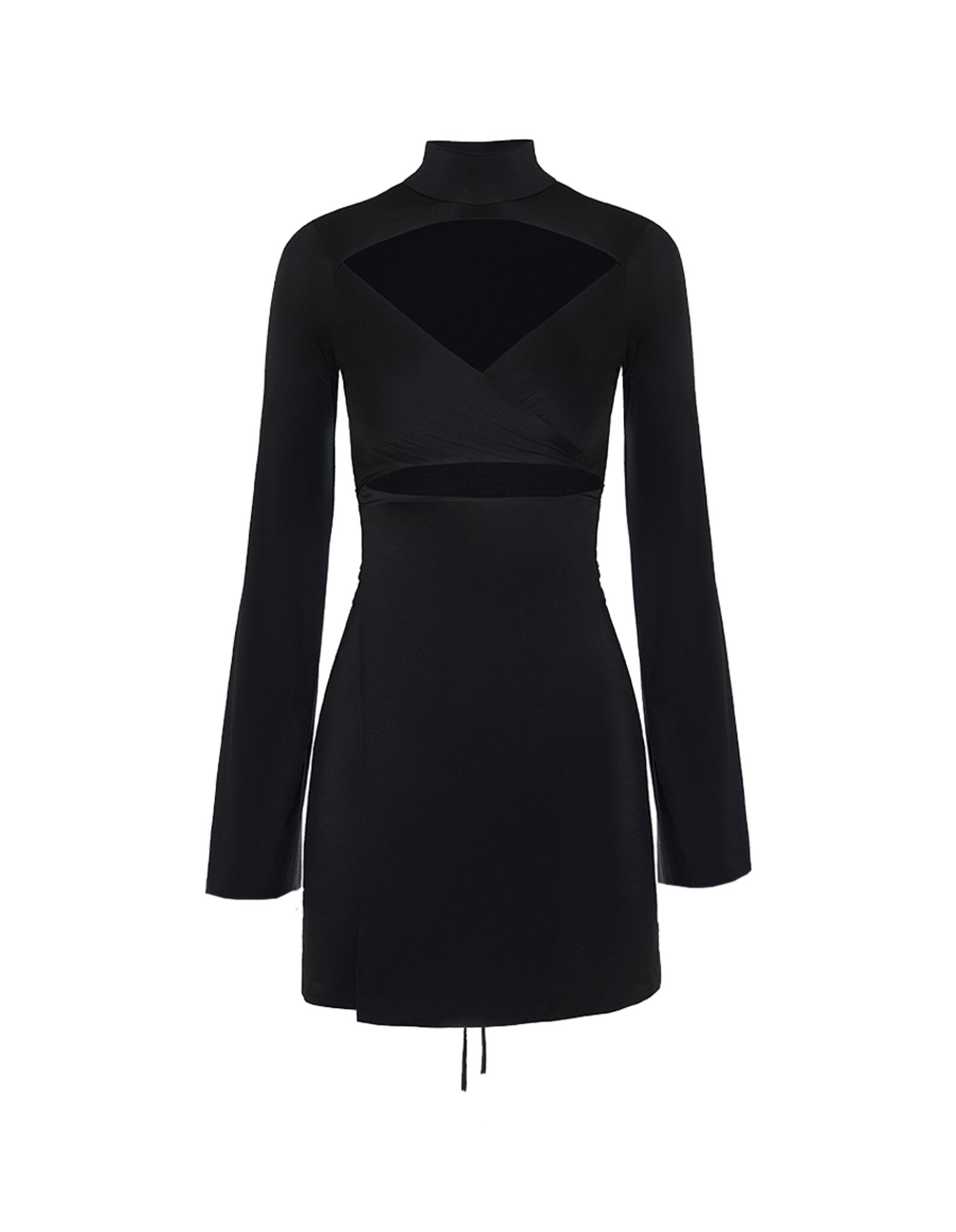 Black jersey cardigan