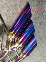 Выхлопная система с заслонками для Mercedes-Benz Benz G-class W463 G63 G55 G550 Full TITANIUM exhaust muffler