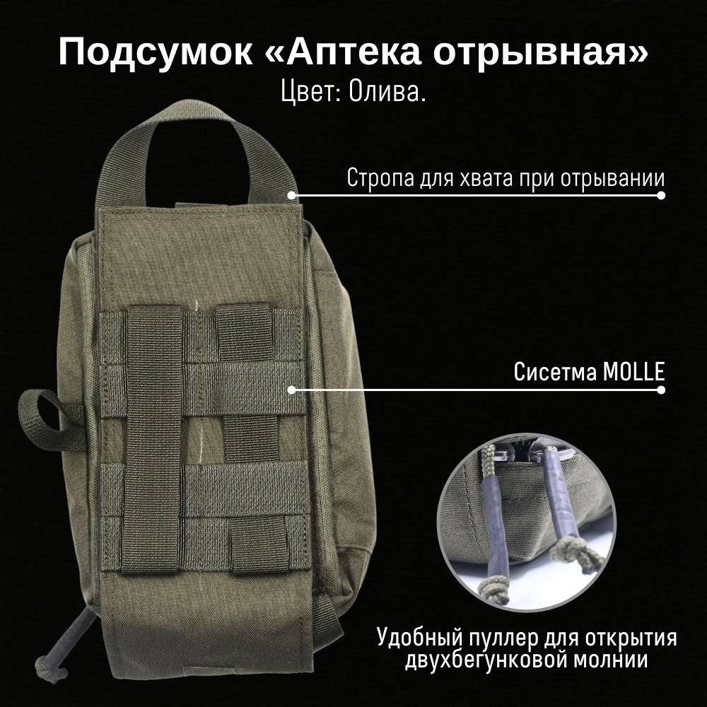 Подсумок Аптечка отрывная, GIENA Tactics