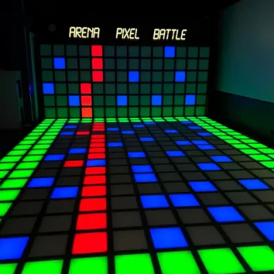Интерактивный светодиодный пол «Арена Pixel battle»