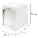 Диспенсер для салфеток LAIMA PROFESSIONAL CLASSIC (Система N2), настольный, белый, ABS-пластик, 606679