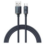 Usb Кабель-зарядка TYPE-C Baseus Crystal Shine 100W 1,2м CAJY000401 чёрный