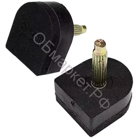 Набойки штучные Bissell TD-1 №13L 15х13х7мм, штырь 3мм, чёрный