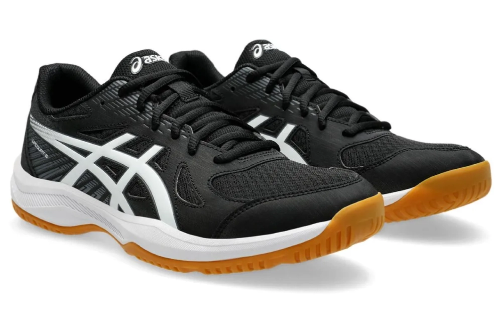 Мужские кроссовки для сквоша/бадминтона Asics Upcourt 6 - black/white