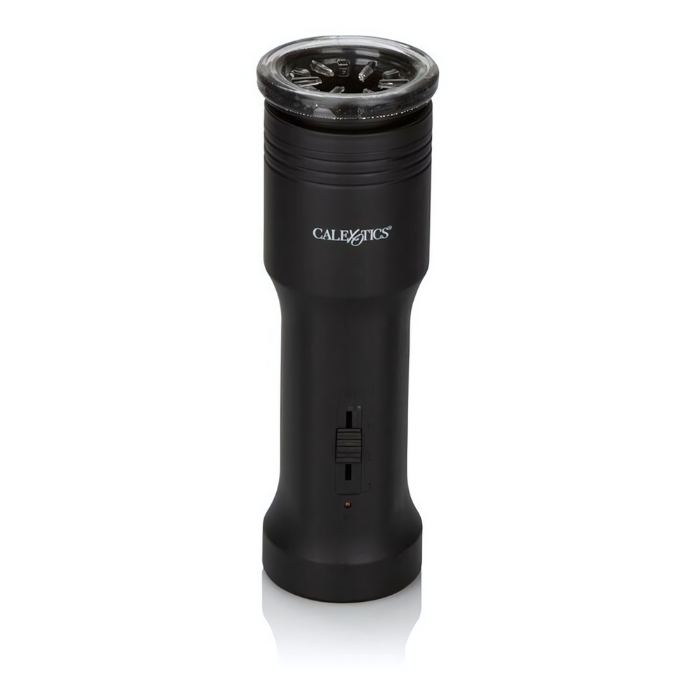 Мастурбатор с ротационным механизмом Ultimate Head Exciter (3 скорости) (Цвет: черный с прозрачным)
