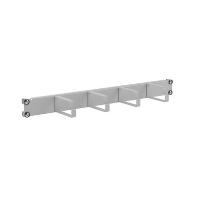 Кабельный органайзер 4 кольца, 1U для 19" IT-корпусов, RAL7035