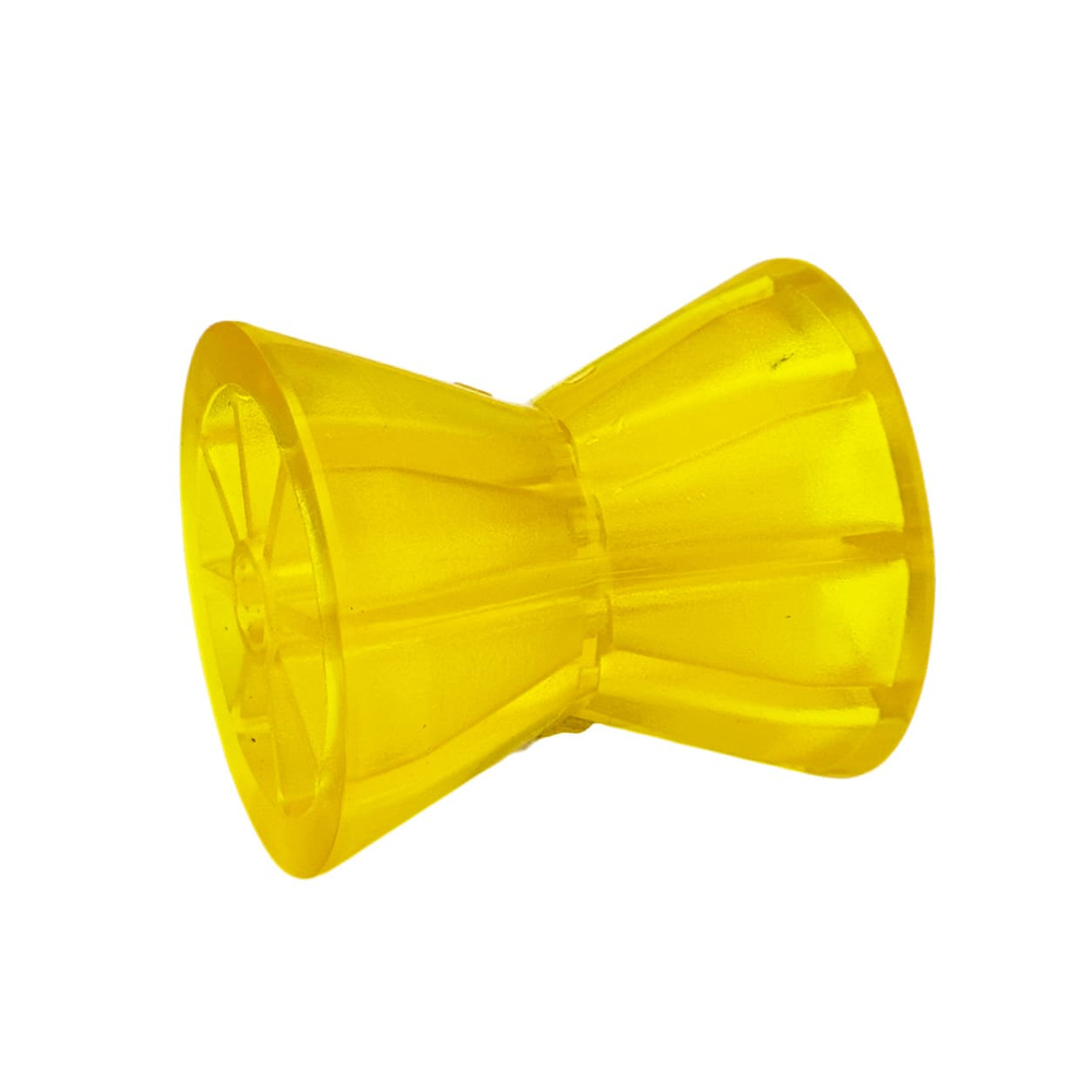 Ролик носовой L=95 мм D=87/54/14.5 мм PVC желтый KNOTT