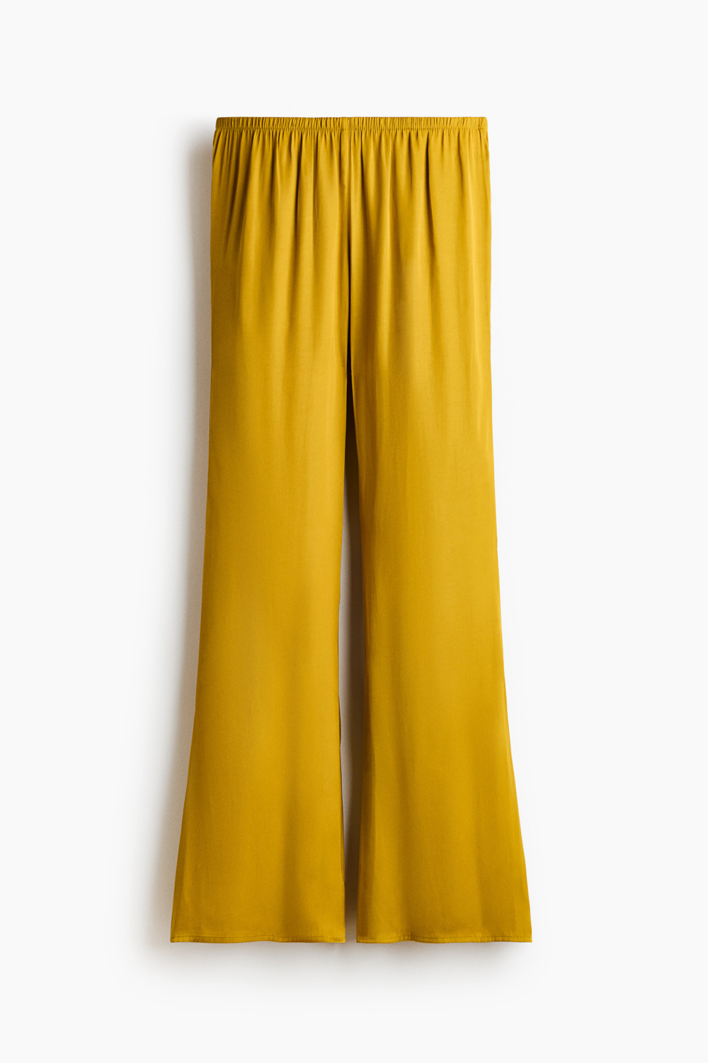 Атласные брюки с широкими штанинами - H&M