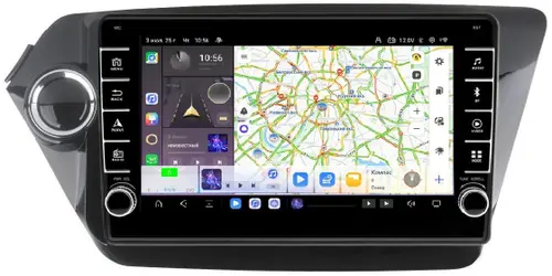 Магнитола для KIA Rio 3 2011-2017 (QB) - Kuberg OL-9731 (кнопки и крутилки) Android 13, Быстрая, CarPlay, 4G SIM-слот