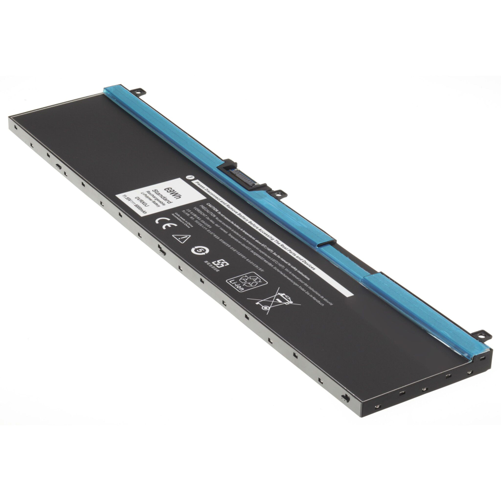 Аккумулятор iBatt 6000mAh для ноутбука Dell 7330, 7530, 7540 (GW0K9, NYFJH) удлиненная