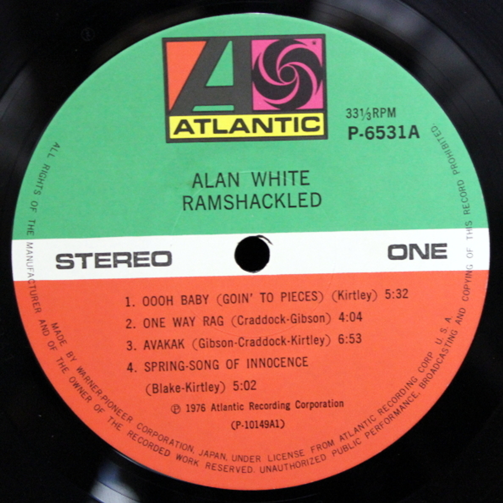 Alan White / Ramshackled (LP)
