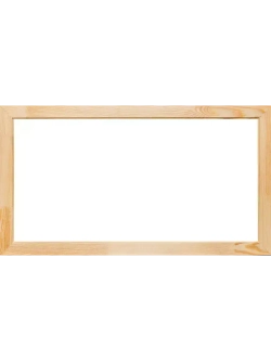 Деревянная рама 55x95 для картин на подрамнике сеч. 60x18