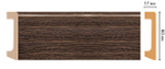 Плинтус DECOMASTER D235-81 (80*17*2400 мм)