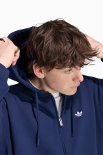 Кофта adidas Originals Trefoil Essentials Loose Full-Zip - темно-синий