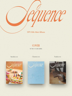 Альбом SF9 - SEQUENCE 13th Mini Album 3 Version SET