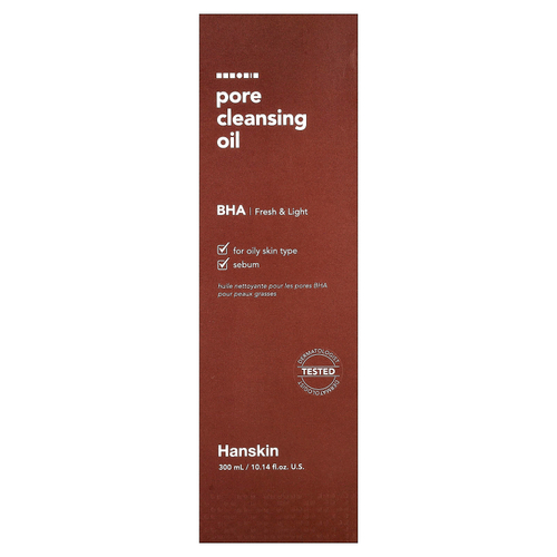 Hanskin, масло для очищения пор, БГК, 300 мл (10,14 жидк. унции)