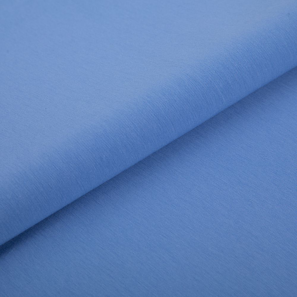 Кулирка 150±5 г/м², 40/1 Comp.Penye FULL LYC, 170 см / 5 метров, 28 голубой/blue, Gamma GCM
