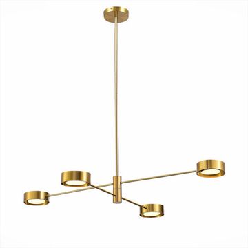 Светильник потолочный LED 4*5W 3000K SL6504.302.04 латунь Vico ST-Luce
