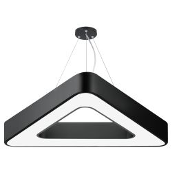 Светильник LED ЭРА Geometria SPO-153-B-40K-030 Delta 30Вт 4000К 2100Лм IP40 600*80 черный подвесной драйвер внутри | Декоративные светильники Geometria