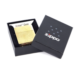 Зажигалка ZIPPO 168 Armor™ Brushed Brass
