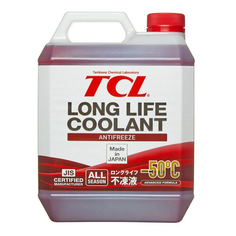 АНТИФРИЗ TCL LLC -50C красный, 4 л LLC01212
