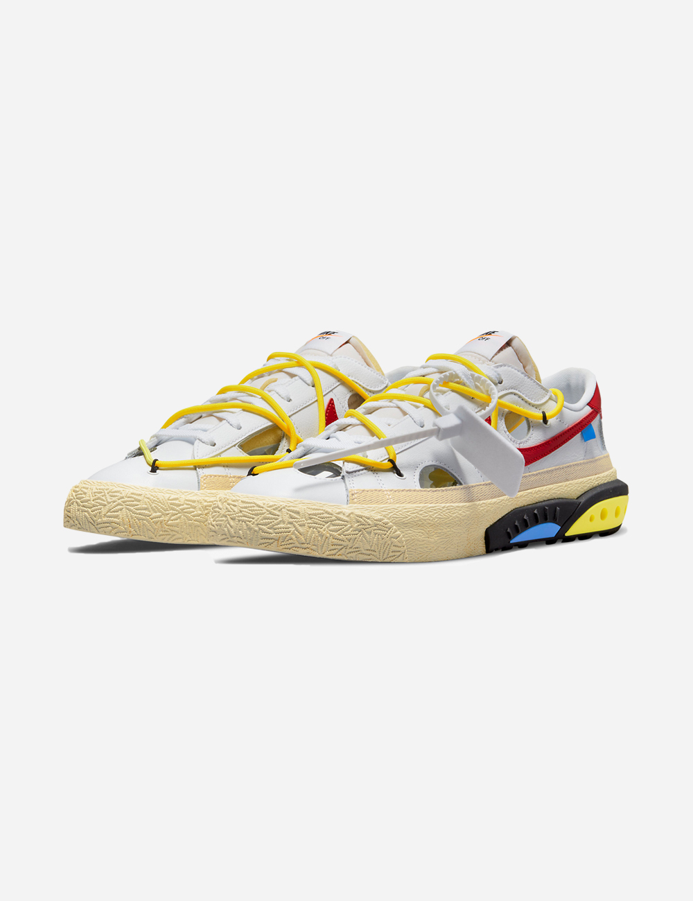 Off-White x Nike Blazer "White and University Red"