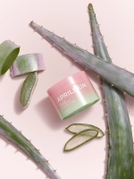 AprilSkin Двухфазное средство: очищающий бальзам и пенка c розовым алоэ, 120 гр
