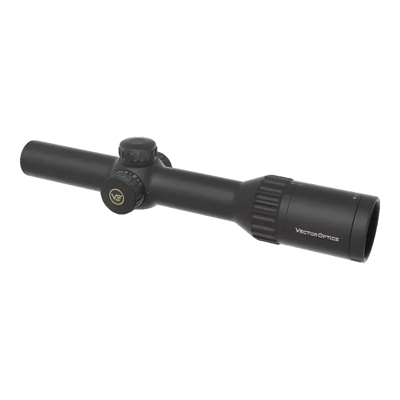 Прицел Vector Optics Continental X8 1-8x24 SFP FIBER HUNTING LPVO ED (SCOC-51) - вид сбоку со стороны надписи