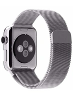 Ремешок Gurdini Milanese Loop (миланский сетчатый-10) Apple Watch 38mm/40mm Silver