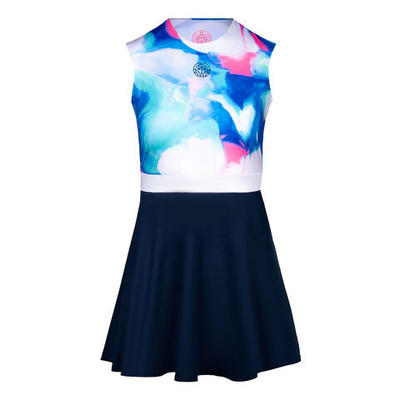 Женская теннисное платье BIDI BADU Jala Tech 2in1 Dress Women - Dark Blue, Multicoloured