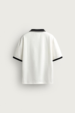 ПОЛО RELAXED FIT С ВЫШИТОЙ НАДПИСЬЮ — ZARA