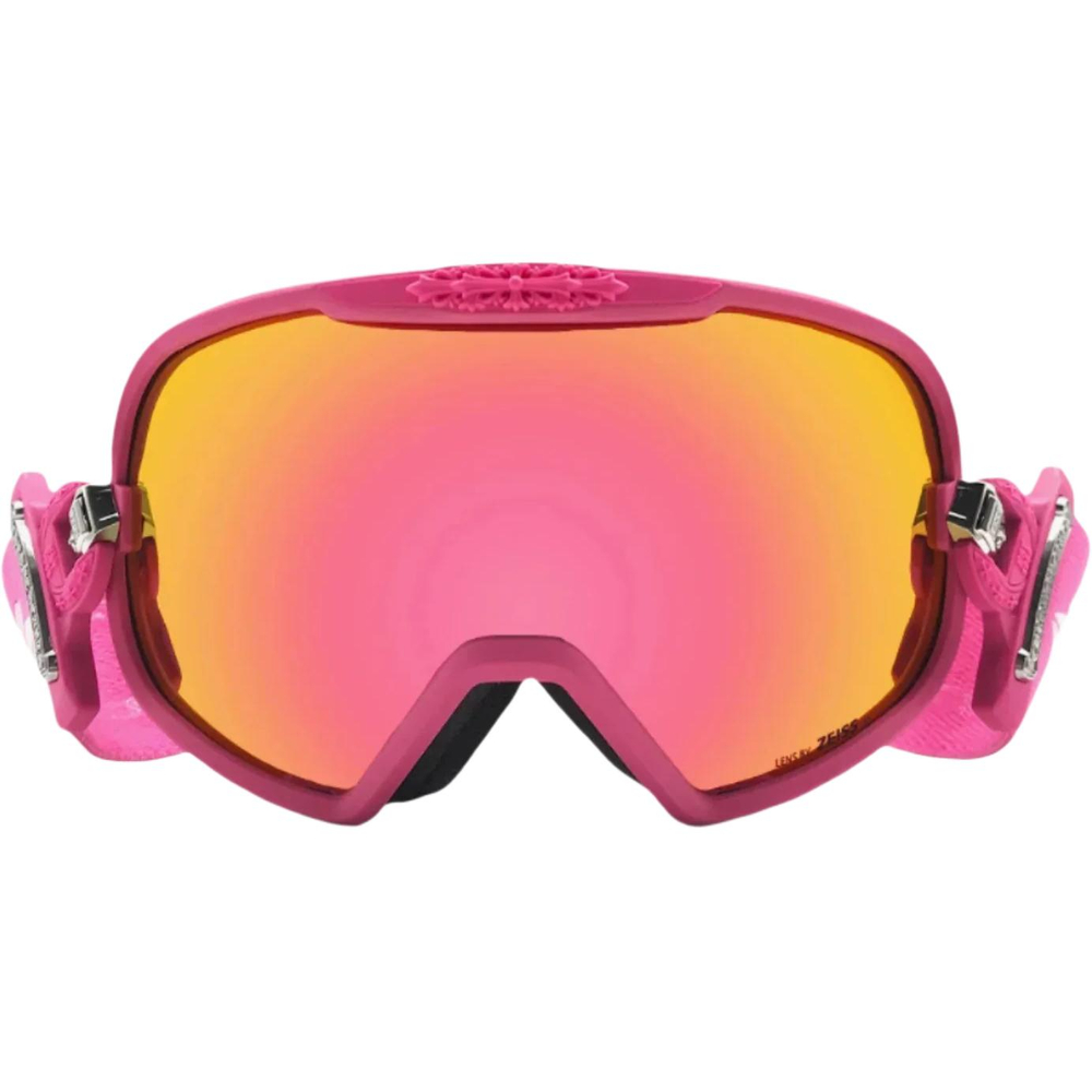 Chrome Hearts SILVER MORNING PINK Anti fog Unisex Ski Goggles