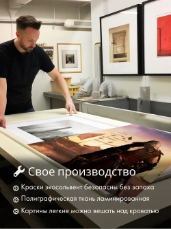 Картина Страж ордена в пустыне модульная 50x70см 2шт.
