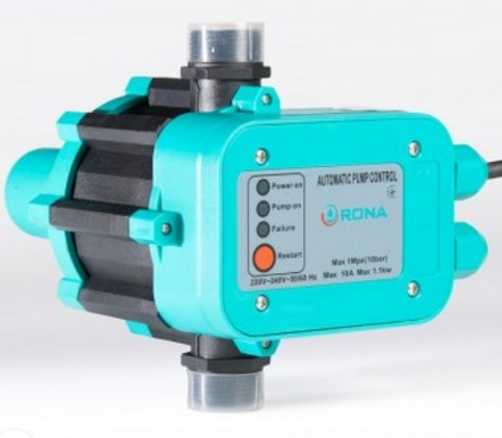 Реле управления насосом LSR-1A TM Rona + кабель 1 м автоматический перезапуск