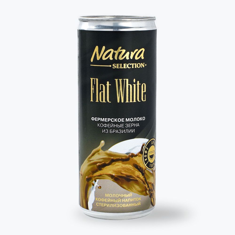 Кофейный напиток Natura Selection "FLAT WHITE" 220мл.