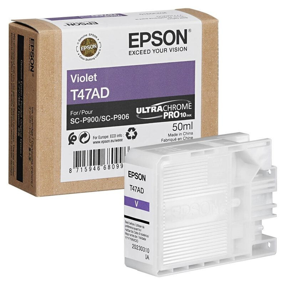 Картридж EPSON T47A (C13T47AD00) для SC-P900 фиолетовый