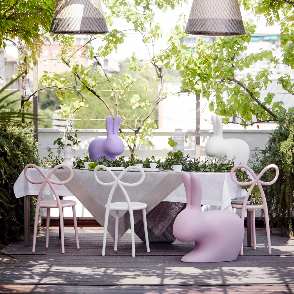 Стул Qeeboo Rabbit White, белый