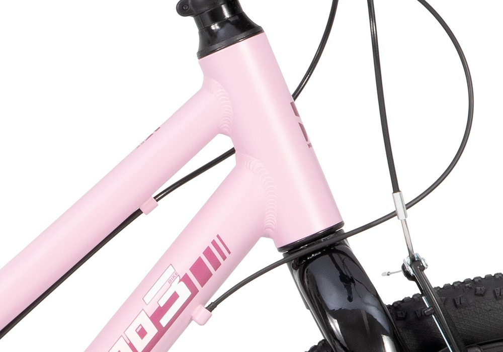 Велосипед 24'' Maxiscoo 3BIKE L Розовый Матовый (2025)