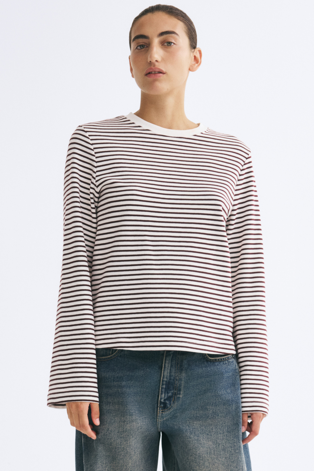 Джерси с длинными рукавами - H&M
