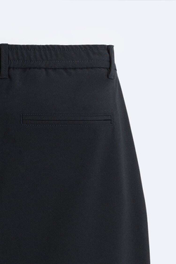 ZARA БРЮКИ SLIM FIT COMFORT, МОРСКОЙ СИНИЙ