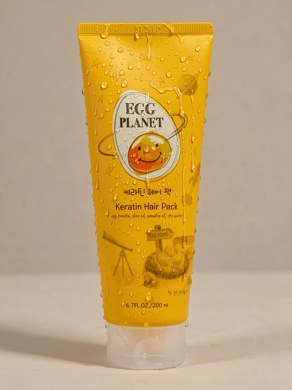 DAENG GI MEO RI Маска для волос с яичным протеином EGGPLANET KERATIN HAIR PACK, 200 мл.