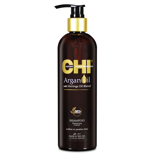 CHI Argan Oil Шампунь с аргановым маслом и маслом моринга, 340 мл